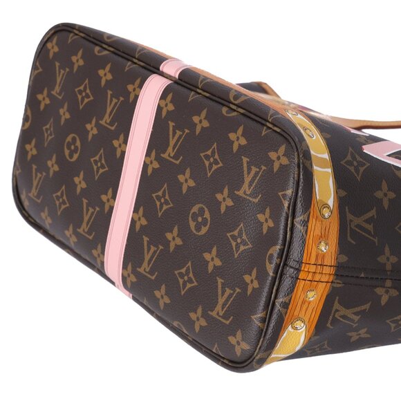 Louis Vuitton Neverfull MM Summer Trunk Tote Bag M41390 Canvas - Picture 6 of 8